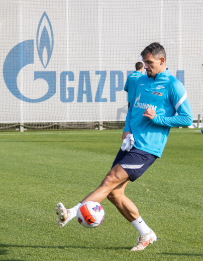 Тренировка «Зенита» перед матчем с «Сочи»