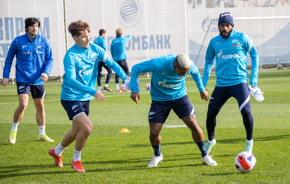 Тренировка «Зенита» перед матчем с «Сочи»