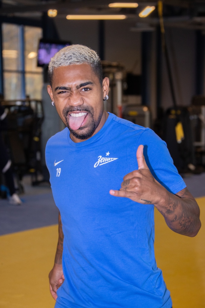 Тренировка «Зенита» перед матчем с «Арсеналом»