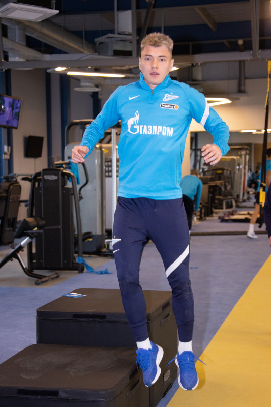 Тренировка «Зенита» перед матчем с «Арсеналом»