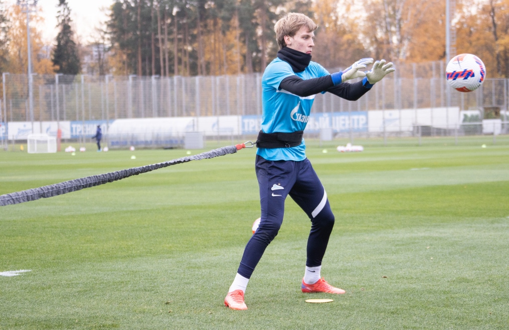 Тренировка «Зенита» перед матчем с «Арсеналом»