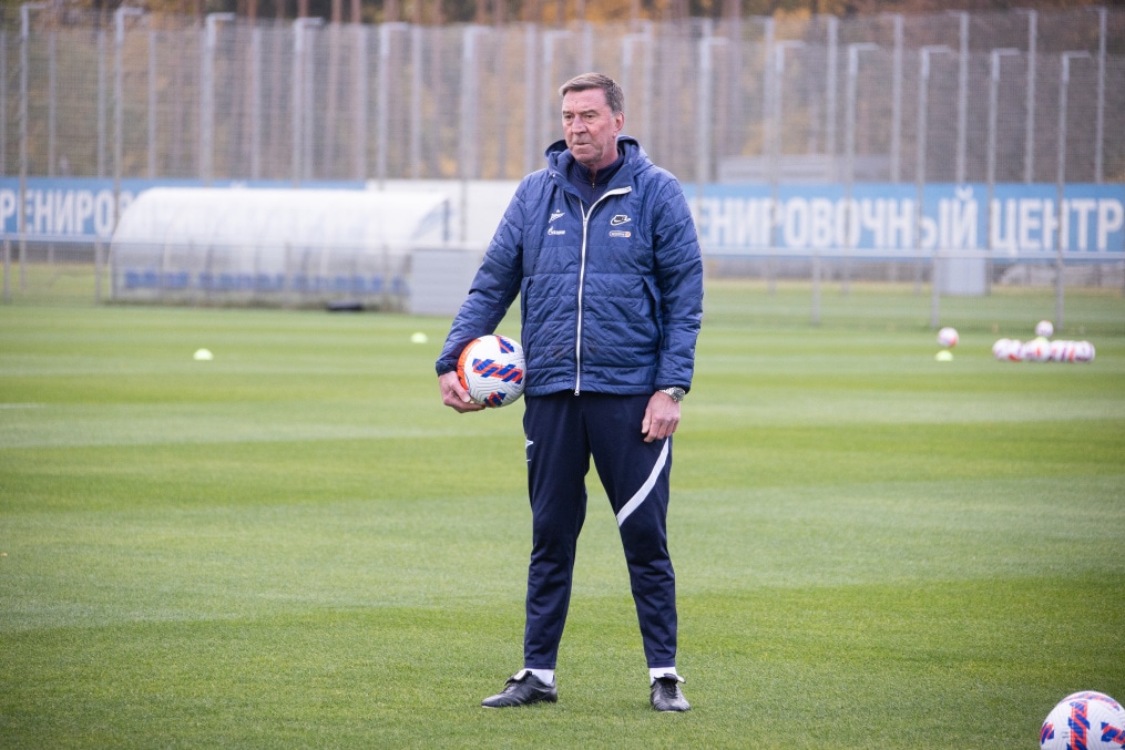 Тренировка «Зенита» перед матчем с «Арсеналом»