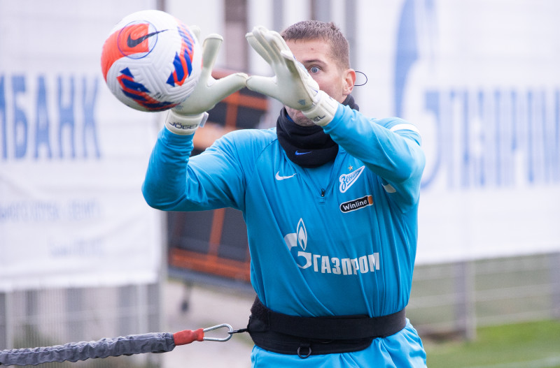 Тренировка «Зенита» перед матчем с «Арсеналом»