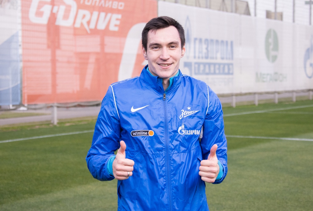 Тренировка «Зенита» перед матчем с «Арсеналом»