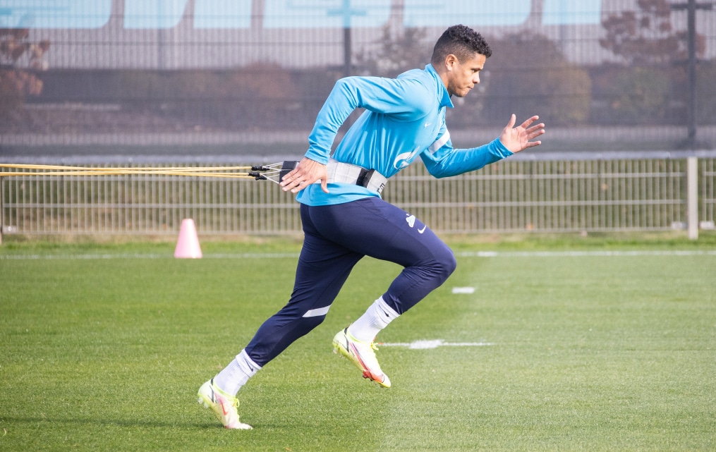 Тренировка «Зенита» перед матчем с «Арсеналом»