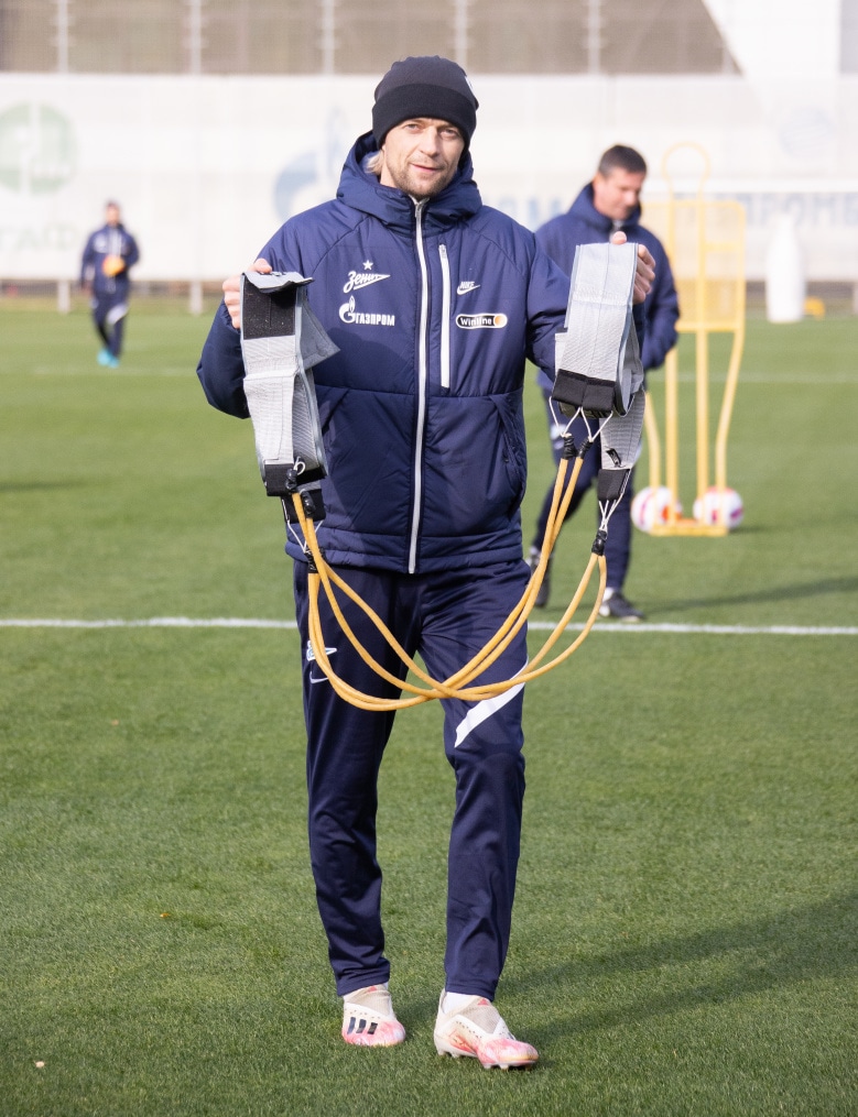 Тренировка «Зенита» перед матчем с «Арсеналом»