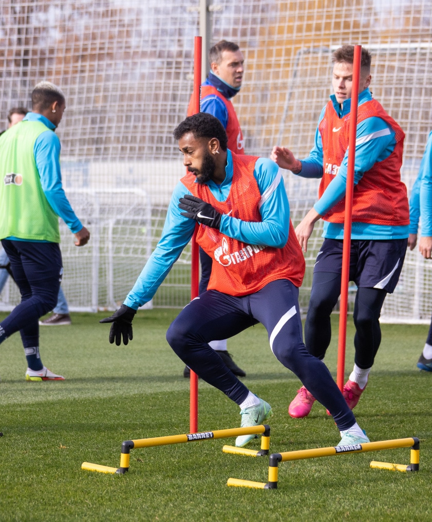 Тренировка «Зенита» перед матчем с «Арсеналом»