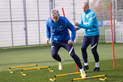 Тренировка «Зенита» перед матчем с «Арсеналом»