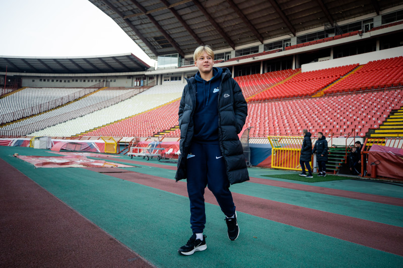 Футболисты «Газпром»-Академии в «Црвене звезде»:день первый