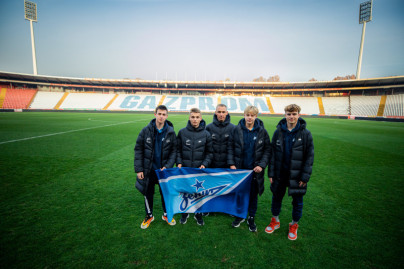 Футболисты «Газпром»-Академии в «Црвене звезде»:день первый
