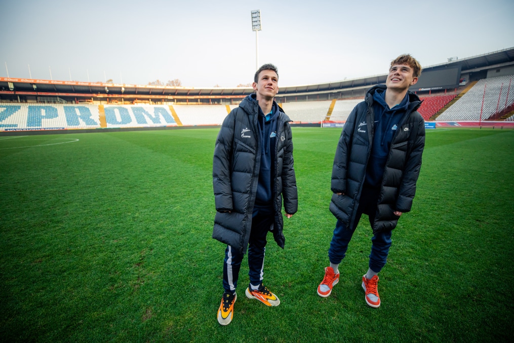 Футболисты «Газпром»-Академии в «Црвене звезде»:день первый