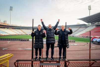 Футболисты «Газпром»-Академии в «Црвене звезде»:день первый
