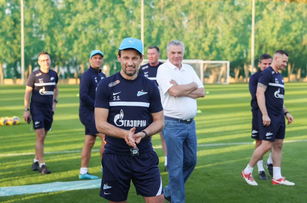 «Газпром»-тренировочные сборы в Дубае: 14 января, вечерняя тренировка