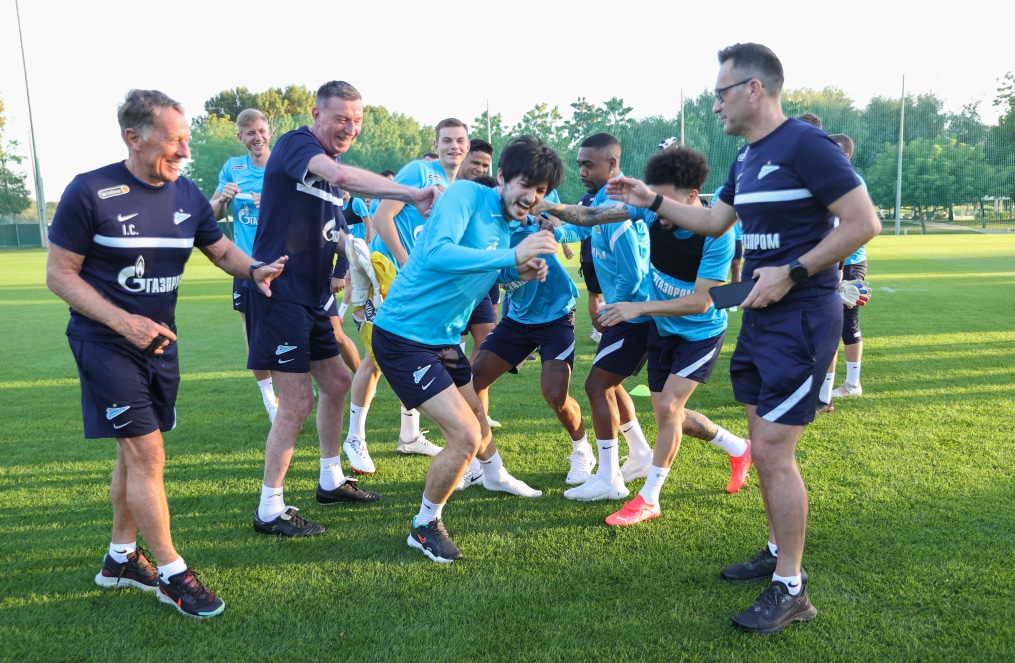 «Газпром»-тренировочные сборы в Дубае: 14 января, вечерняя тренировка