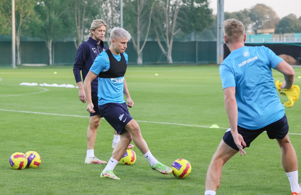 «Газпром»-тренировочные сборы в Дубае: 14 января, вечерняя тренировка