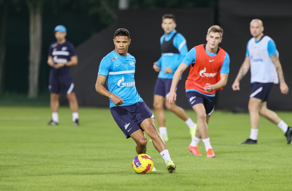 «Газпром»-тренировочные сборы в Дубае: 14 января, вечерняя тренировка