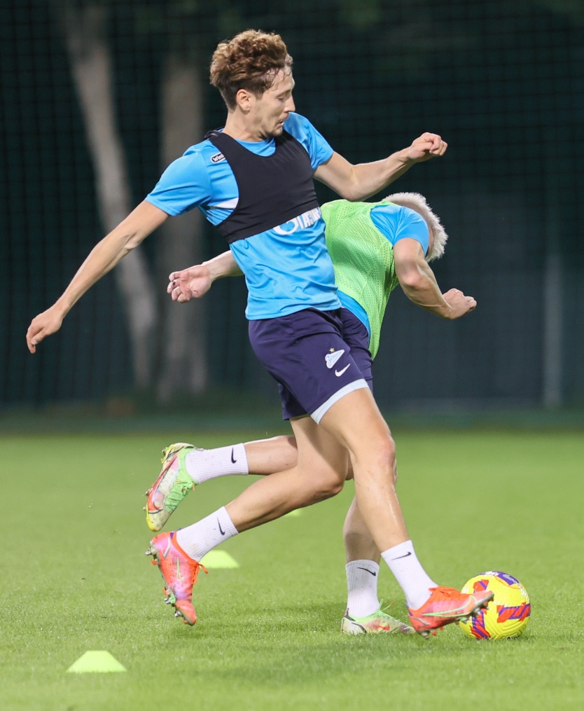 «Газпром»-тренировочные сборы в Дубае: 14 января, вечерняя тренировка