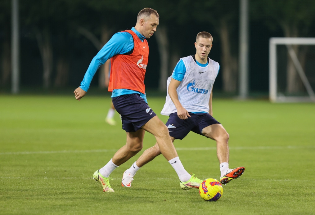 «Газпром»-тренировочные сборы в Дубае: 14 января, вечерняя тренировка