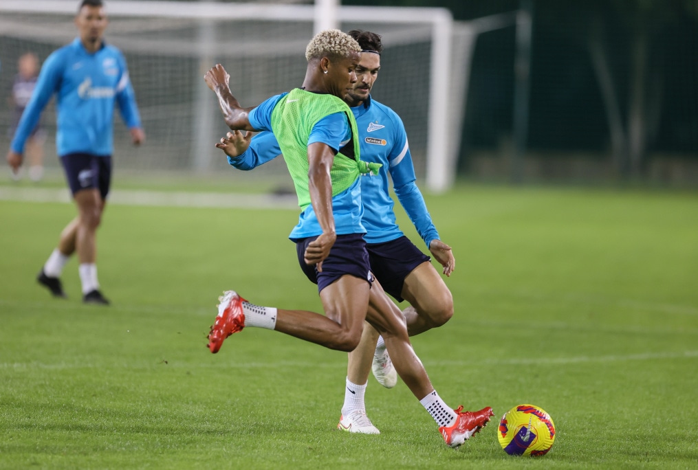 «Газпром»-тренировочные сборы в Дубае: 14 января, вечерняя тренировка