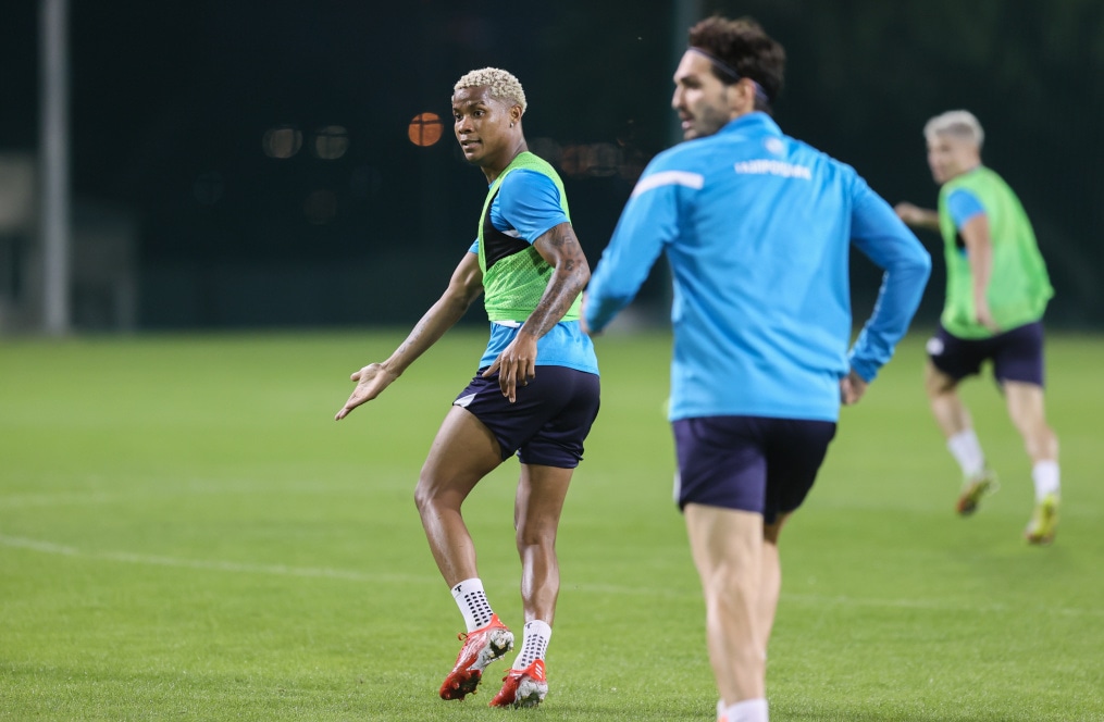 «Газпром»-тренировочные сборы в Дубае: 14 января, вечерняя тренировка