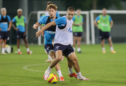 «Газпром»-тренировочные сборы в Дубае: 14 января, вечерняя тренировка