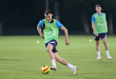 «Газпром»-тренировочные сборы в Дубае: 14 января, вечерняя тренировка