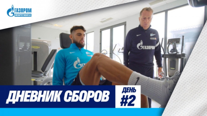 «Зенит-ТВ»: первая тренировка Юри Алберто