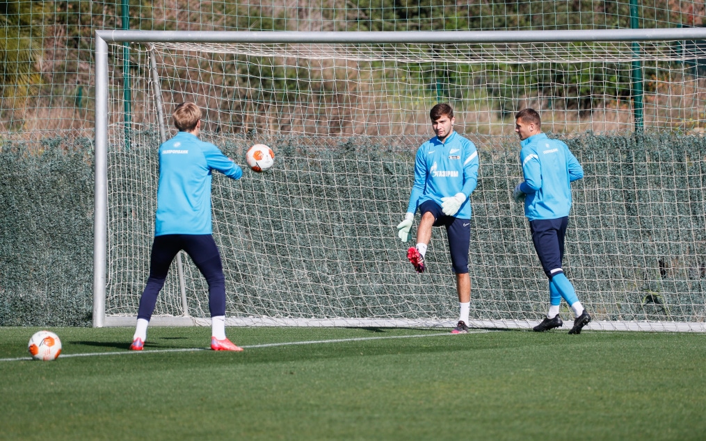 «Газпром»-тренировочные сборы в Испании: 21 февраля, утренняя тренировка