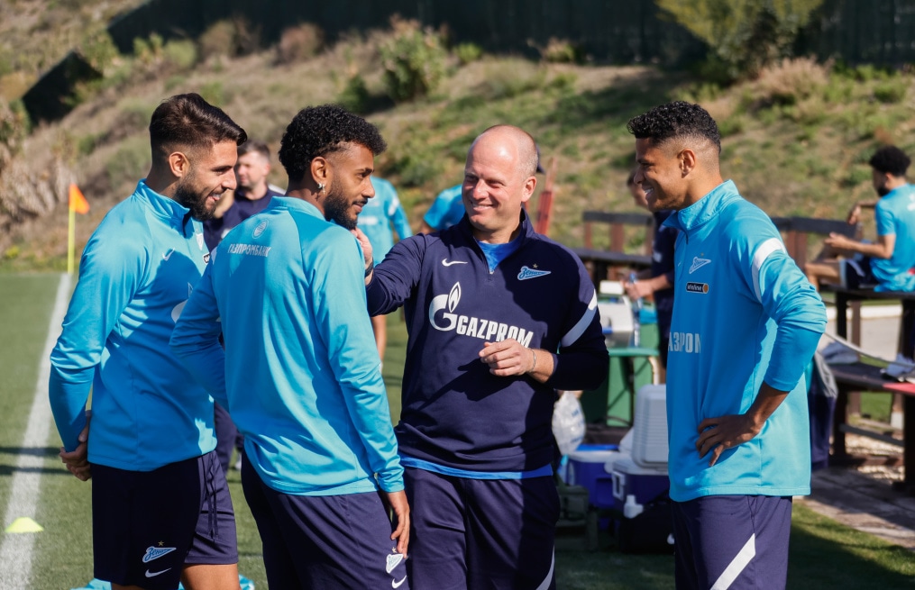 «Газпром»-тренировочные сборы в Испании: 21 февраля, утренняя тренировка