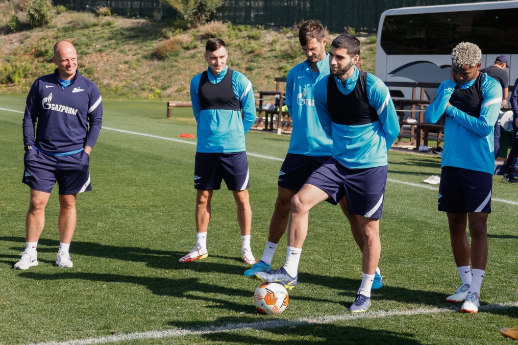 «Газпром»-тренировочные сборы в Испании: 21 февраля, утренняя тренировка