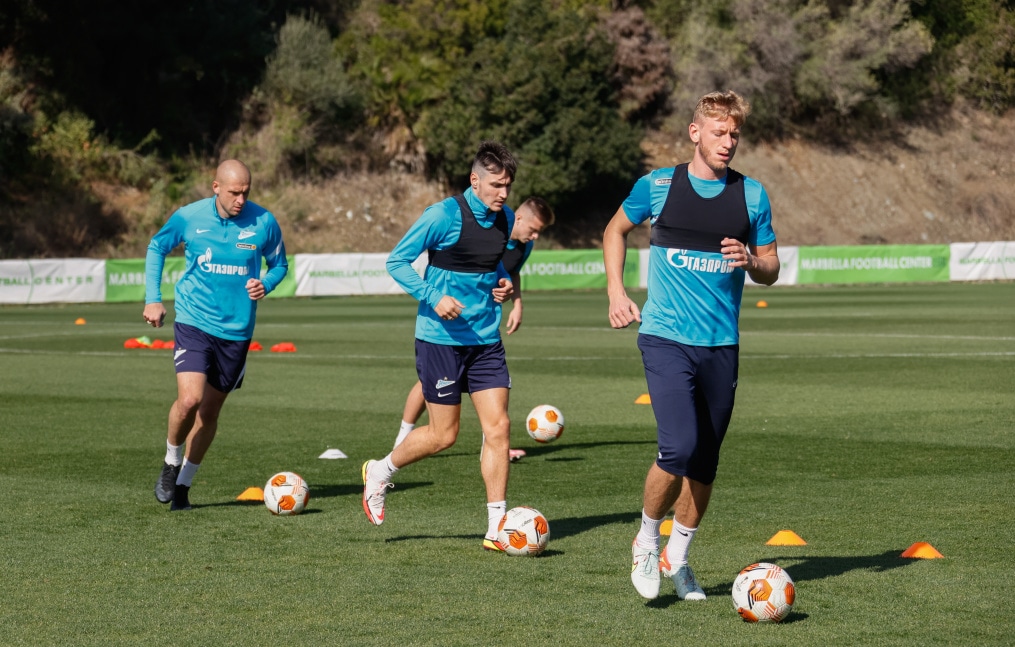 «Газпром»-тренировочные сборы в Испании: 21 февраля, утренняя тренировка