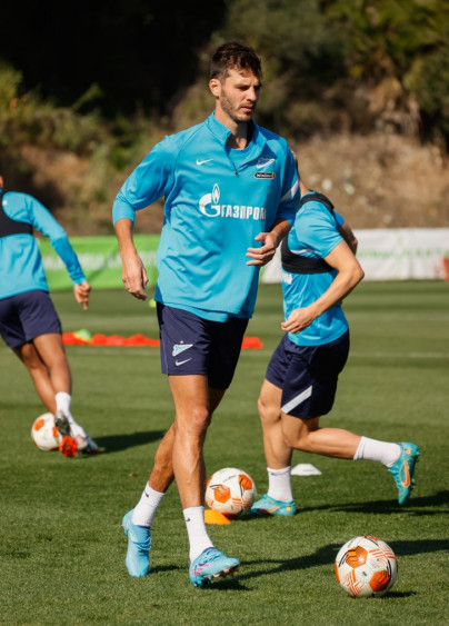 «Газпром»-тренировочные сборы в Испании: 21 февраля, утренняя тренировка