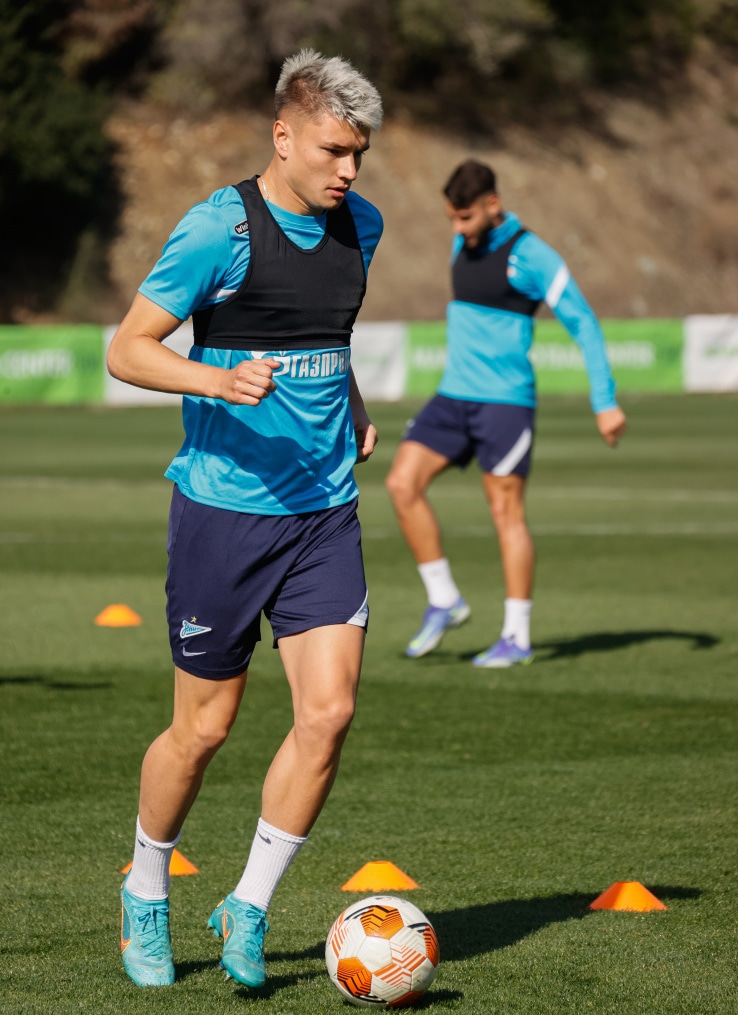 «Газпром»-тренировочные сборы в Испании: 21 февраля, утренняя тренировка