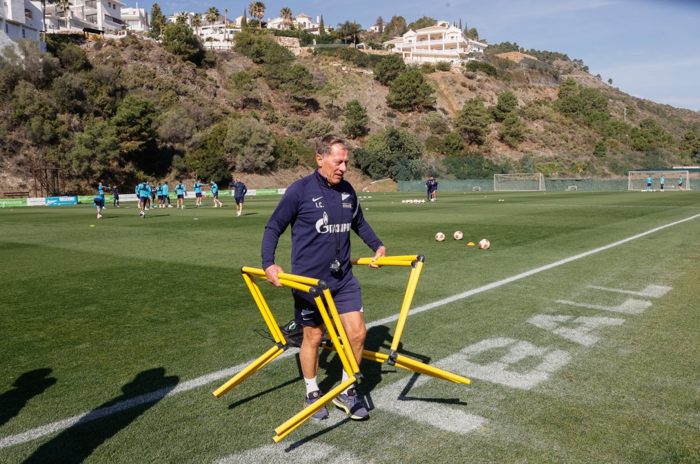 «Газпром»-тренировочные сборы в Испании: 21 февраля, утренняя тренировка