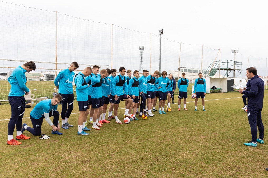 «Газпром»-тренировочные сборы «Зенита»-м в Турции: 21 февраля, утренняя тренировка.