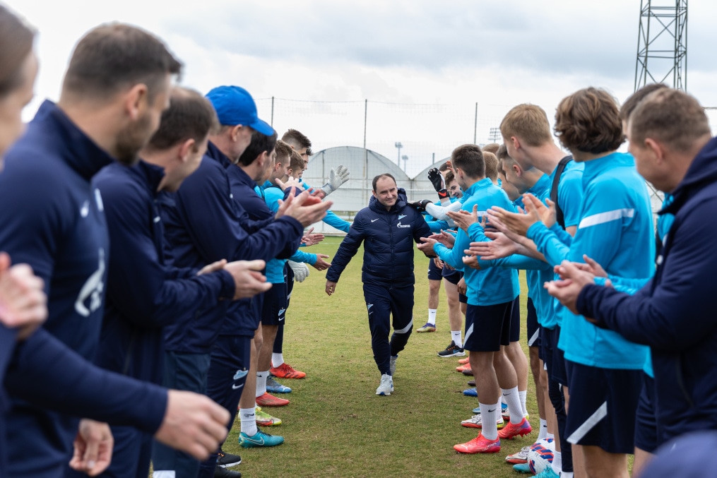 «Газпром»-тренировочные сборы «Зенита»-м в Турции: 21 февраля, утренняя тренировка.