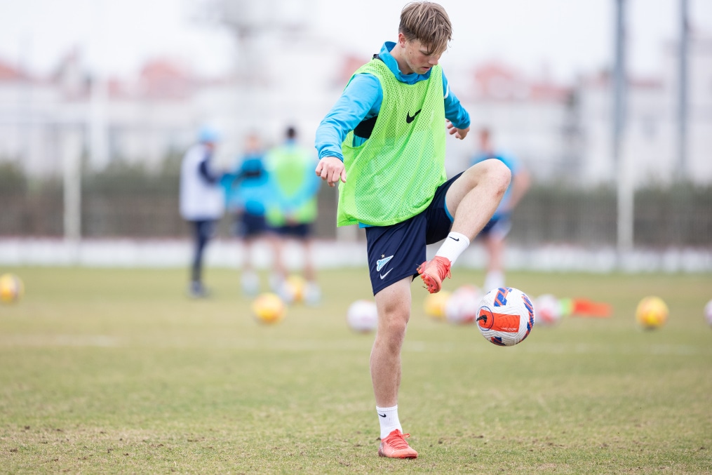 «Газпром»-тренировочные сборы «Зенита»-м в Турции: 21 февраля, утренняя тренировка.