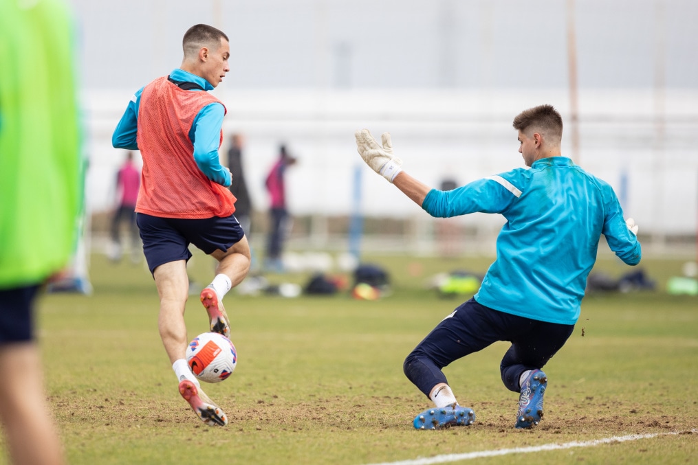 «Газпром»-тренировочные сборы «Зенита»-м в Турции: 21 февраля, утренняя тренировка.