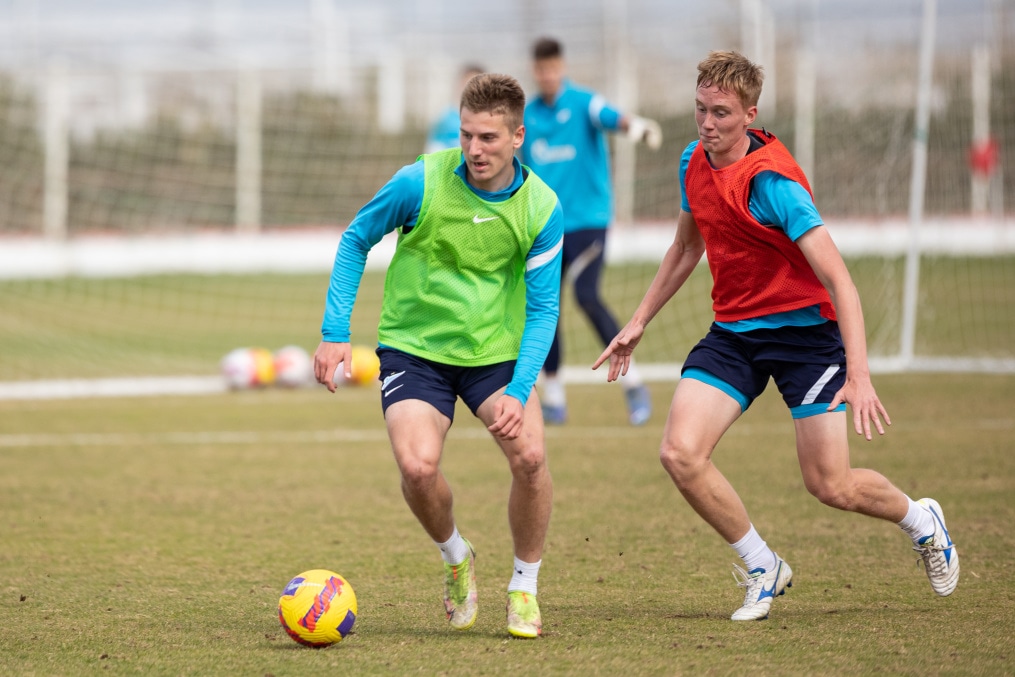 «Газпром»-тренировочные сборы «Зенита»-м в Турции: 21 февраля, утренняя тренировка.
