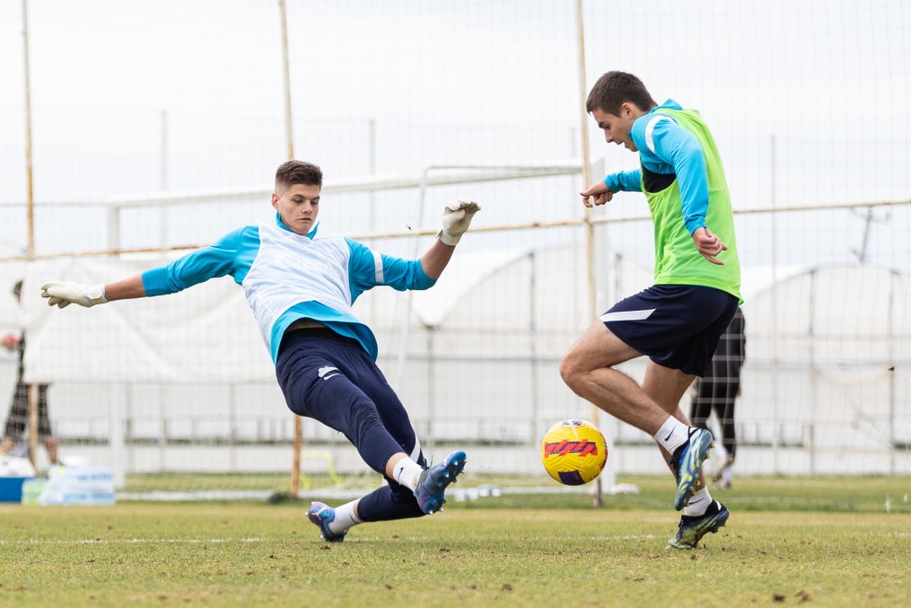 «Газпром»-тренировочные сборы «Зенита»-м в Турции: 21 февраля, утренняя тренировка.