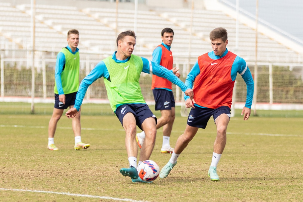 «Газпром»-тренировочные сборы «Зенита»-м в Турции: 21 февраля, утренняя тренировка.