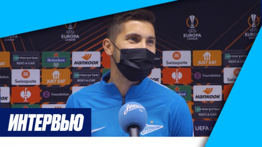 Алексей Сутормин на «Зенит-ТВ»: «Готовимся отдать все силы в важной игре»