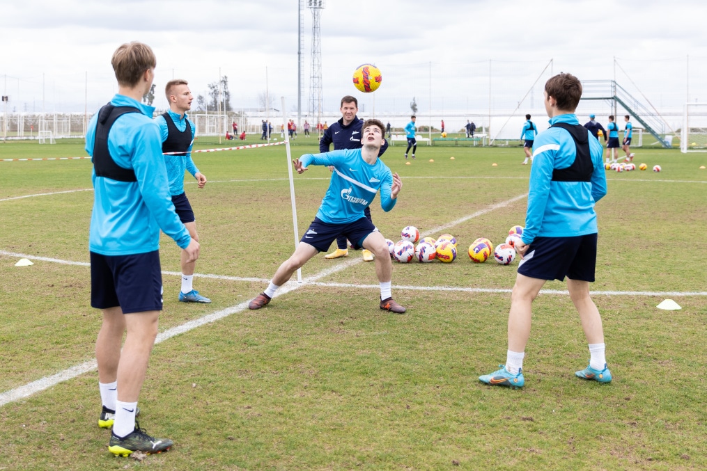 «Газпром»-тренировочные сборы «Зенита»-м в Турции: 1 марта, утренняя тренировка