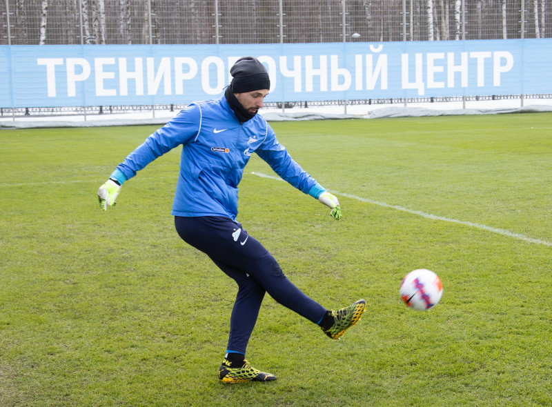 Тренировка «Зенита» перед матчем с «Сочи»