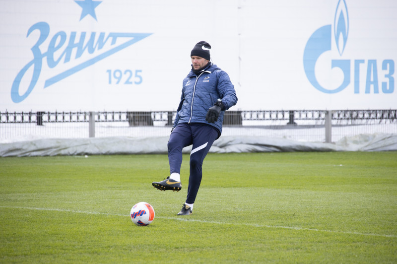 Тренировка «Зенита» перед матчем с «Сочи»
