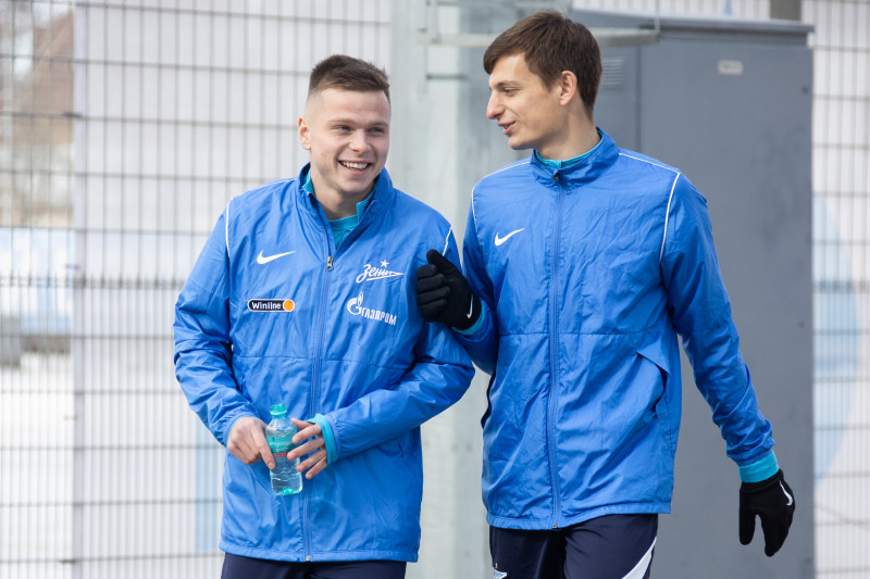 Тренировка «Зенита» перед матчем с «Сочи»