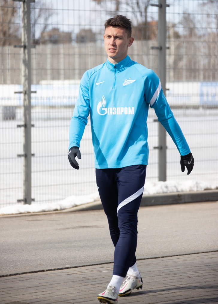 Тренировка «Зенита» перед матчем с «Сочи»