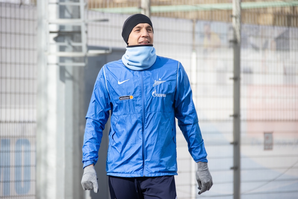 Тренировка «Зенита» перед матчем с «Сочи»