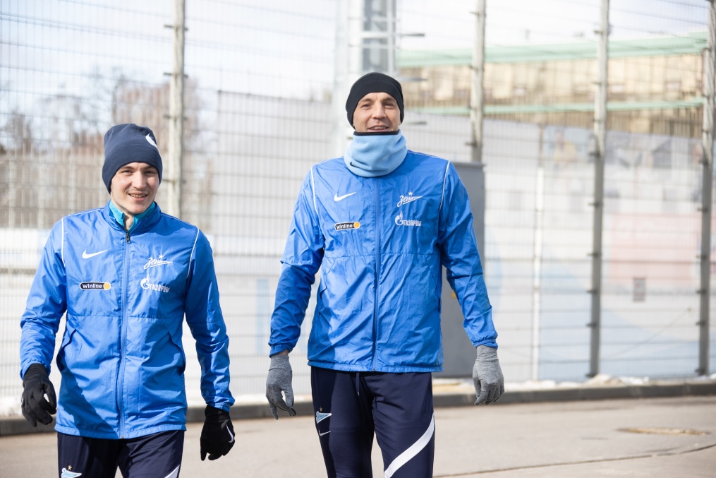 Тренировка «Зенита» перед матчем с «Сочи»