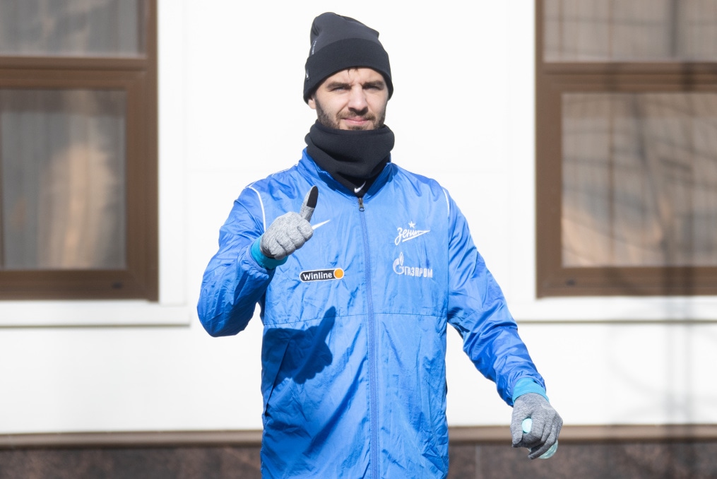 Тренировка «Зенита» перед матчем с «Сочи»